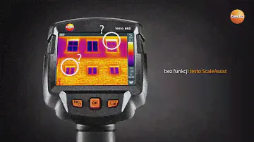 Kamera termowizyjna TESTO 865, obraz termowizyjny