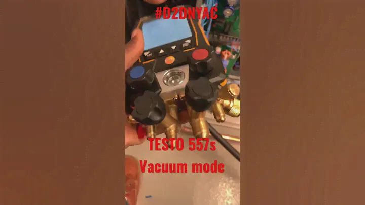 TESTO 557s VACUUM MODE