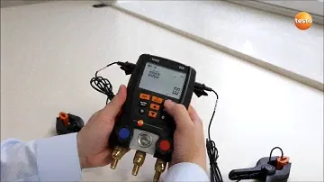 Управление testo 550. 4. Выбор режима измерения