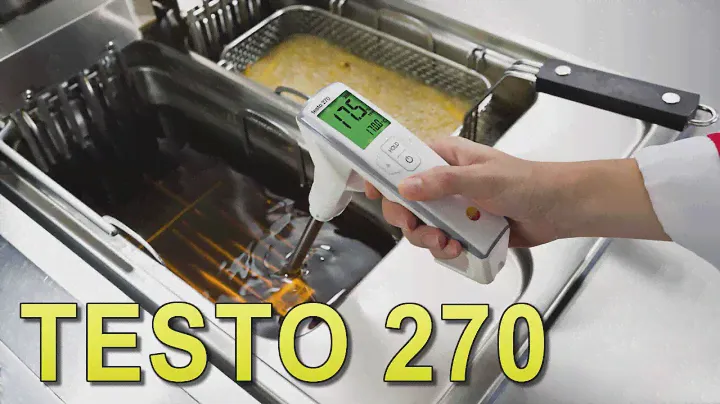 Testo 270. Medidor digital de compuestos polares en aceite de freidoras.