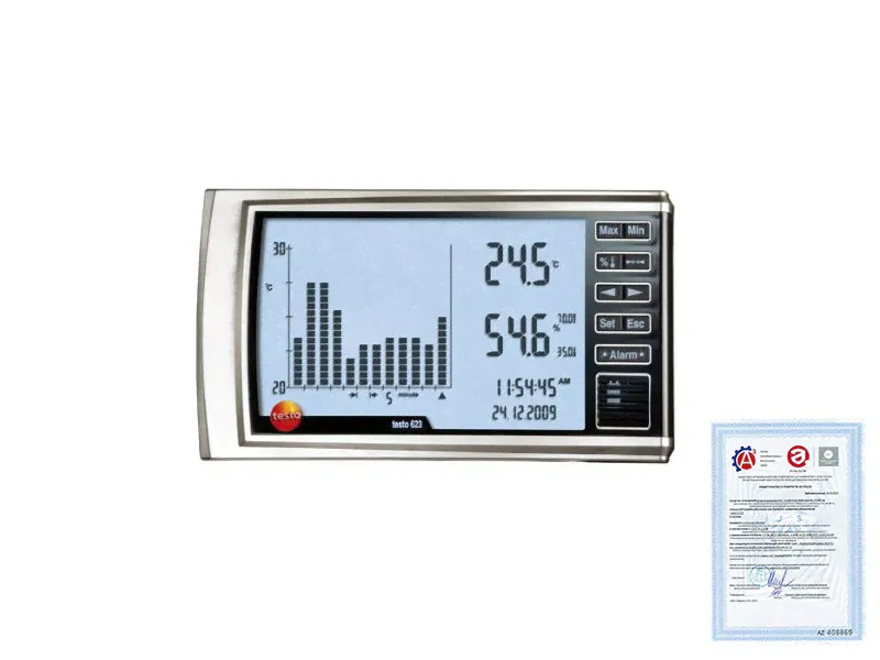 Поверка термогигрометра Testo 623-2