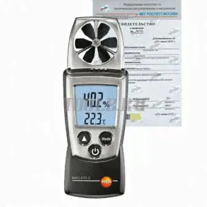 Поверка анемометров Testo-1
