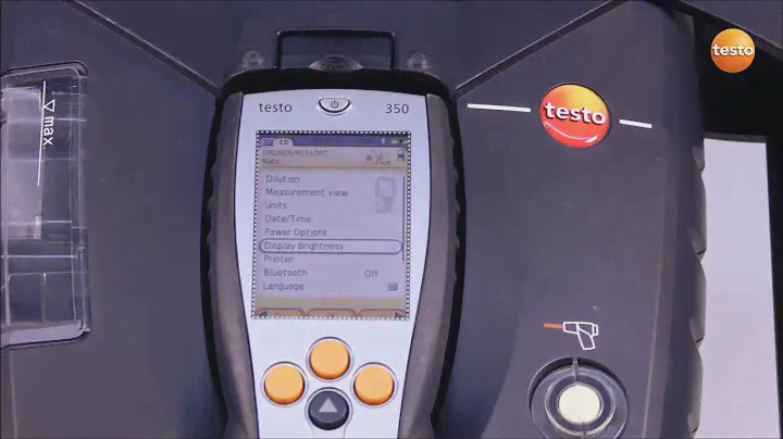 testo 350 Gas Analyser - Step 1 - How to Start Measuring Instrument