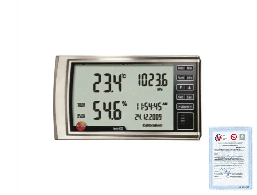 Поверка термогигрометра Testo 622