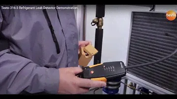 Testo 316-3 Refrigerant Leak Detector Demonstration