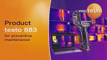 Thermal Imager testo 883 for maintenance engineers and facility managers