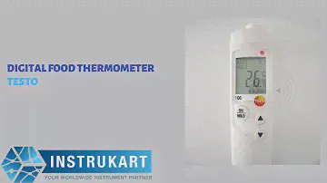 Testo 106 Digital Food Thermometer | Penetration Thermometer | Range: -50 to +275 °C | Instrukart