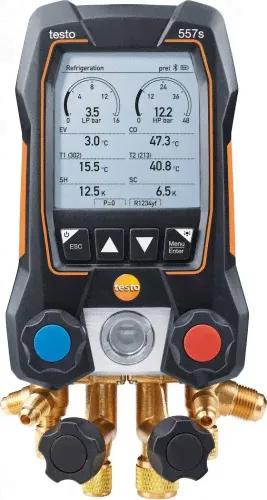 Цифровой манометрический коллектор Testo 557 s комплект 1 в кейсе [05645571]-2