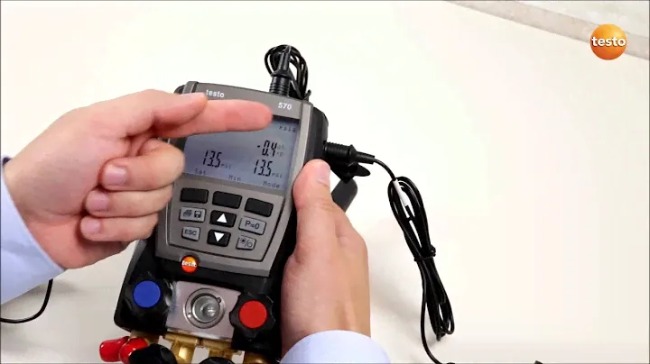 Управление testo 570. 3. Изменение режима отображения
