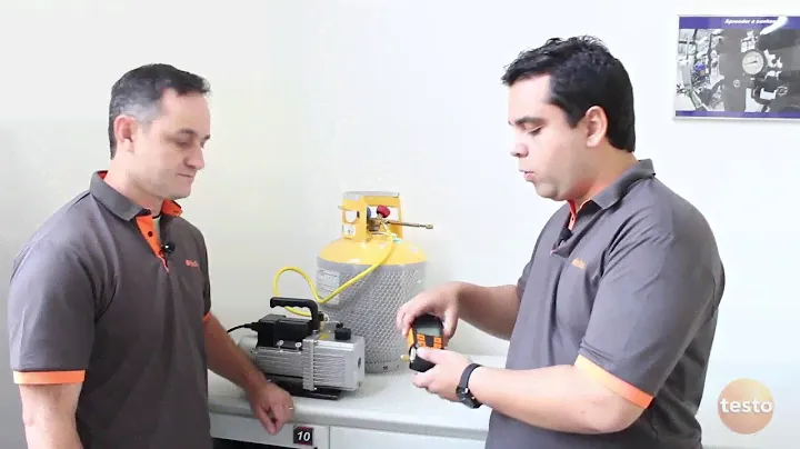 Treinamento Vacuômetro testo 552 - Instrumento digital de medição de vácuo com Bluetooth®