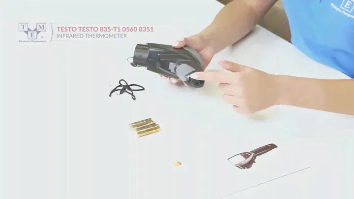 TESTO TESTO 835-T1 0560 8351 - Infrared thermometer - UNBOXING