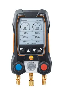 Testo 550s. Цифровой манометрический коллектор.