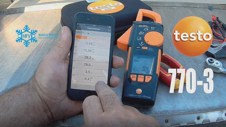 TEST PINZAS AMPERIMETRICAS TESTO 770-3