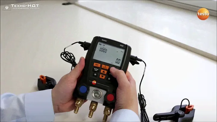 Управление Testo 550. Выбор режима измерения
