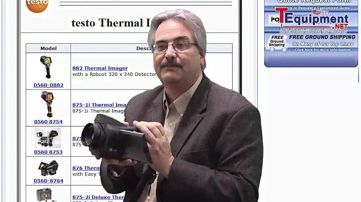 testo 885 Camcorder Style Thermal Imager