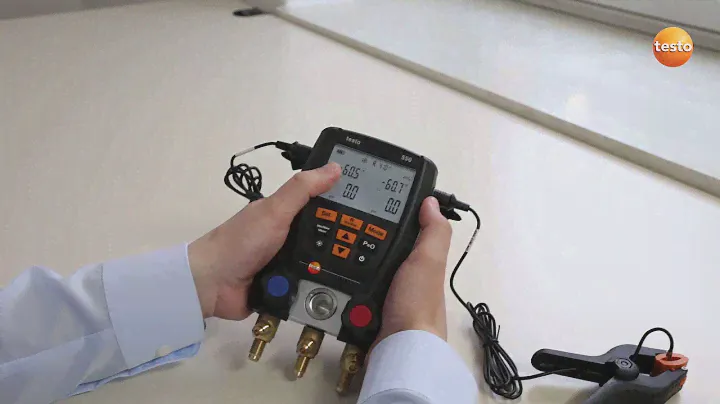 testo 550 Refrigeration Manifold - Step 2 - How to Set Up Basic Settings