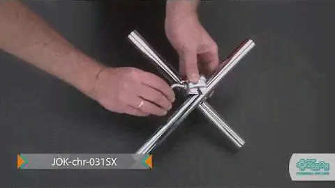 Зажимы для двух труб JOK 031DX & SX