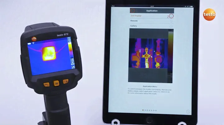 How to -  testo 868 - 872 testo Thermography App