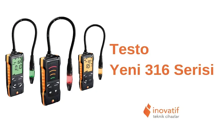 Yeni Testo 316 gaz kaçak dedektörleri