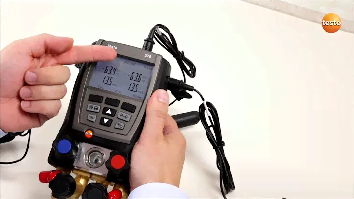 Управление testo 570. 2. Основные настройки