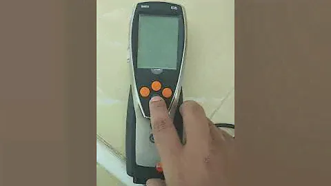 Setting Testo 635 Air Dewpoint 1
