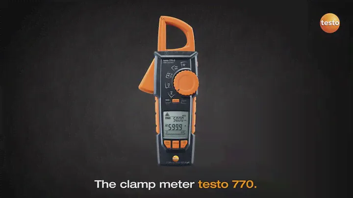 The clamp meter testo 770 | Be sure. Testo