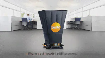Testo 420 flow hood - For precise measurement of Volume Flow