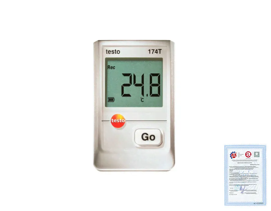 Поверка логгера Testo 174-T