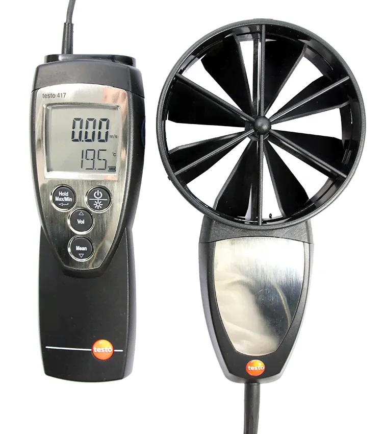 Testo 417-2 Анемометр крыльчаткой-0