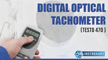 Testo 470 Digital Tachometer | RPM Measuring Instrument | Range: 0.1 to 19999 rpm | Speedometer |