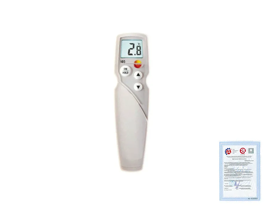 Поверка термометра Testo 105