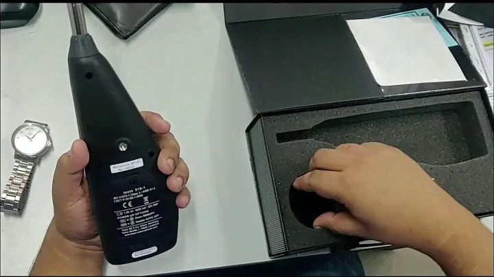 Testo 816-1 Sound Level Meter Unboxing Video
