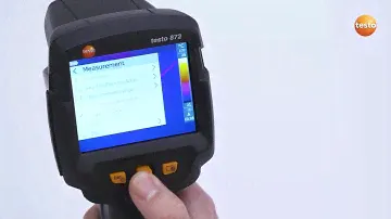 Testo 865, 868, 871 and 872 Thermal Imagers - Entering external measurement values EN