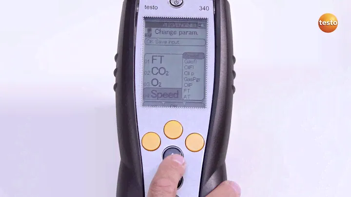 testo 340 - Step 2 - How to Configure The Display