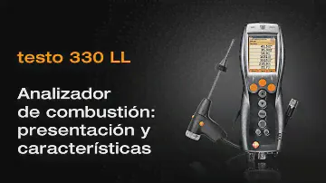 Testo 330 LL - Analizador de combustión | Be sure. Testo