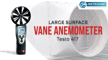 Testo Surface Vane Type Anemometer | Model: Testo 417 | Wind Anemometer | Air Flow Measurement |