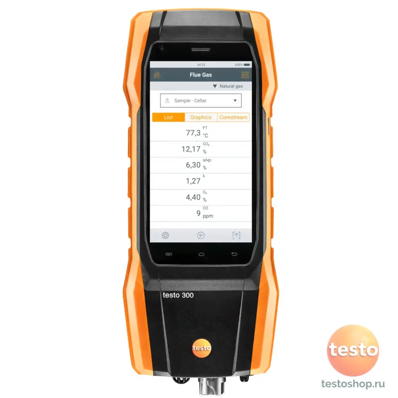 Комплект Testo 300 без H2 -компенсации-0