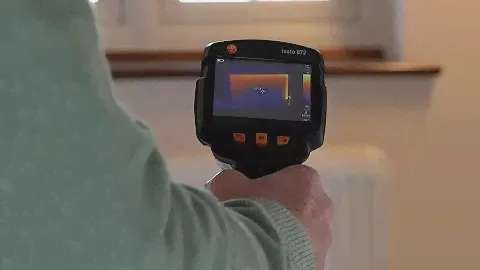 How to use a thermal imaging camera from Testo