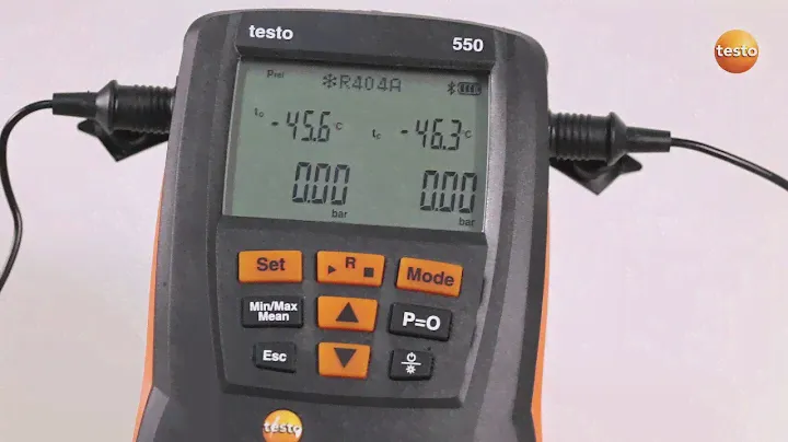 testo 549/550/557 (ab Generation 2015): Messansichten umstellen | Be sure. Testo