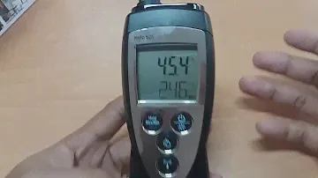 Hướng dẫn sử dụng máy đo nhiệt độ độ ẩm không khí testo 625