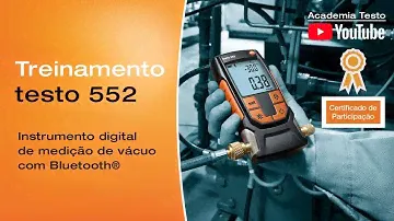 Treinamento COMERCIAL: vacuômetro digital testo 552
