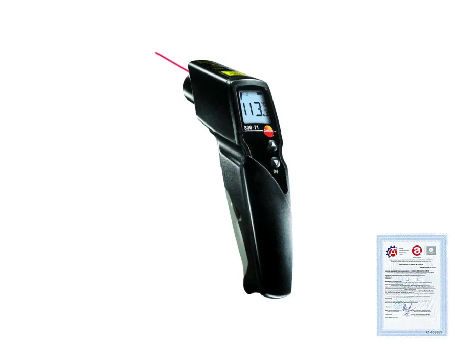 Поверка пирометра Testo 830-T1