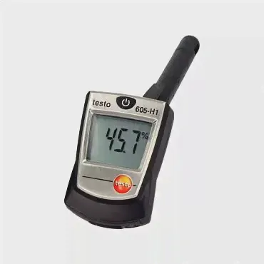 testo 605-H1 - термогигрометр стик-класса с держателем для воздуховода