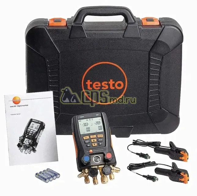 Цифровой электрон коллектор testo 550 в кейсе (2 зонда, bluetooh)
