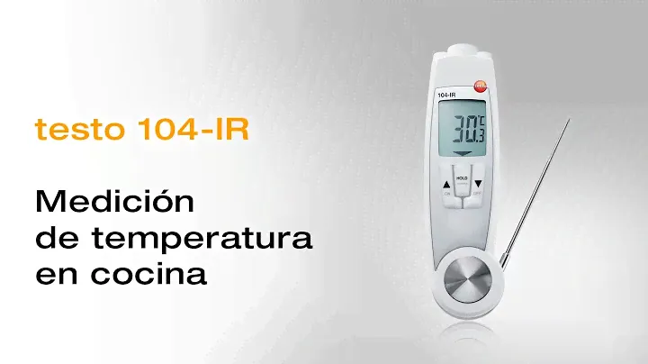 Testo 104-IR: unboxing y ejemplo de uso | Be sure. Testo