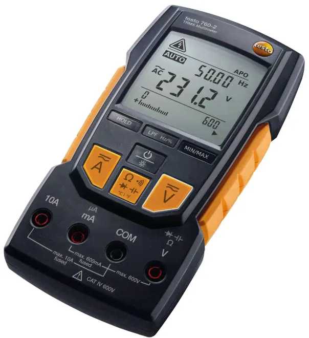 Testo 760-2 Цифровой мультиметр с функцией измерения истинного СКЗ-3