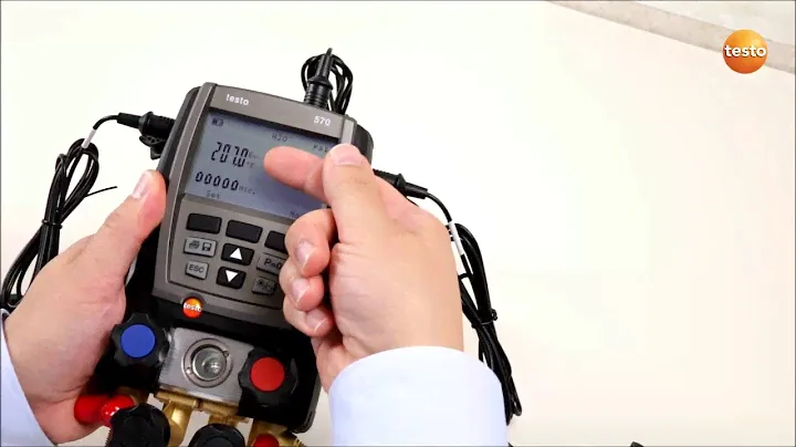 Управление testo 570. 4. Выбор режима измерения