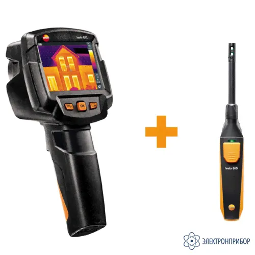testo 872 + 605i — комплект тепловизора и смарт-зонда-1
