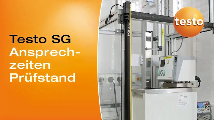 Testo Sensor GmbH Ansprechzeiten Prüfstand