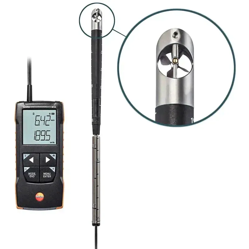 Testo 416 компактный анемометр с крыльчаткой 0563 0416 0563 0416-0
